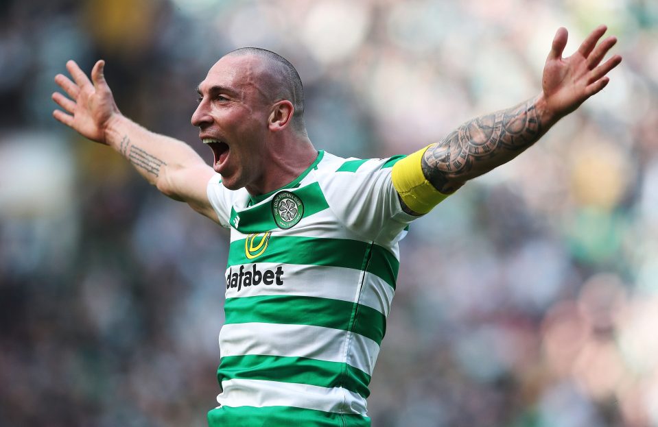  Celtic captain Scott Brown angered Andy Halliday with his exuberant celebrations at the end of the game