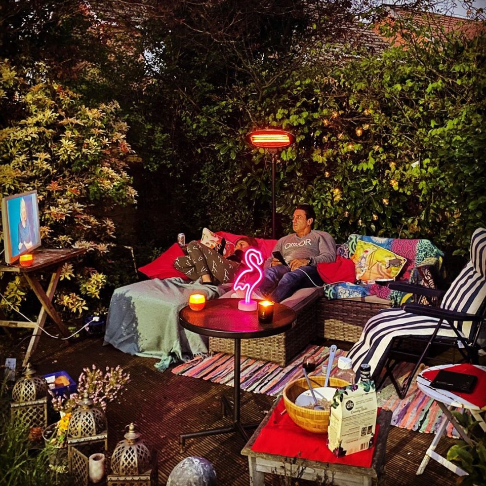  The cosy outside space in Tamara's home