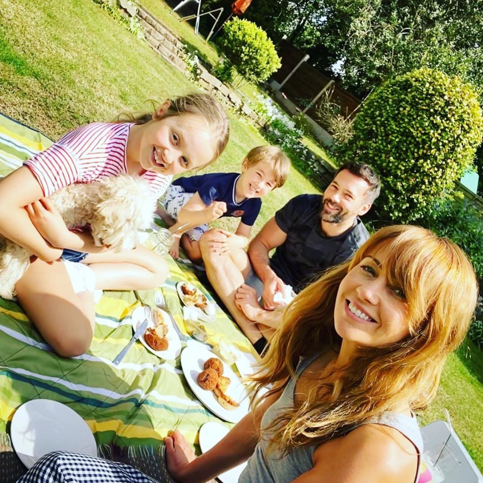  The family enjoyed picnics in lockdown