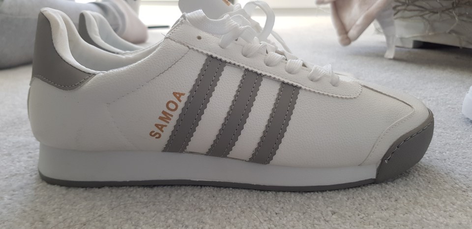  Nicola Turner bought what she thought were Adidas trainers on Facebook but they ended-up being fake