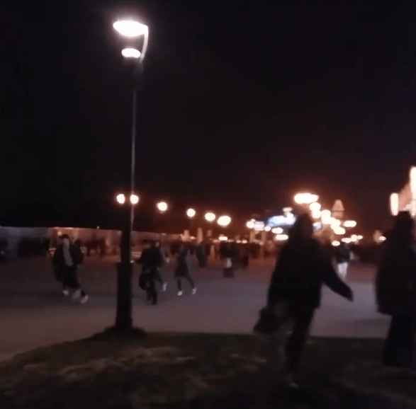  People were seen fleeing Disneyland Paris in fright tonight