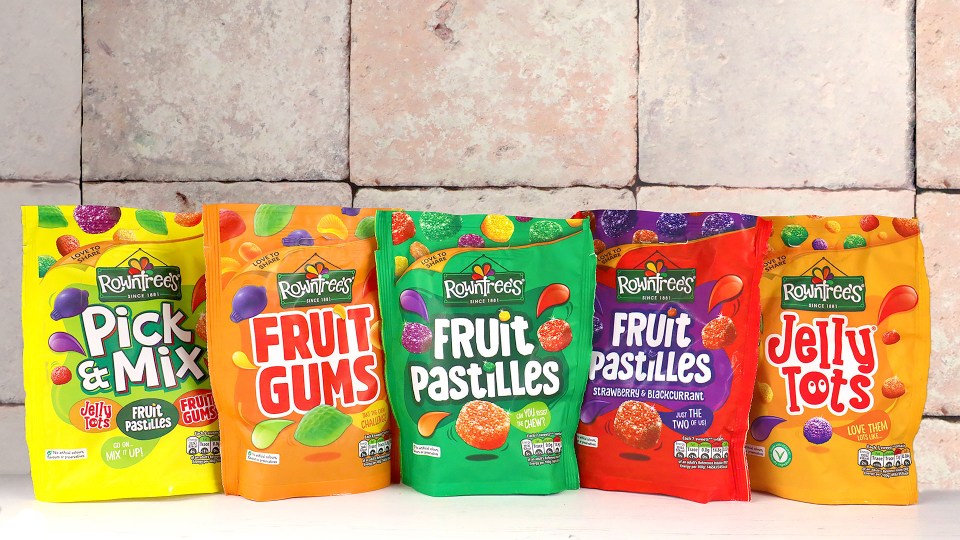 The entire Rowntree's range has had a facelift