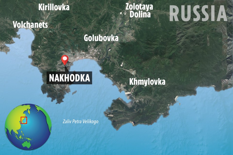  The ordeal occurred in the port city of Nakhodka on Russia’s Pacific coast