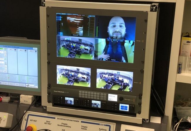  Experts will track the health and progress of volunteers throughout the study. Pictured is a monitoring screen used to watch them