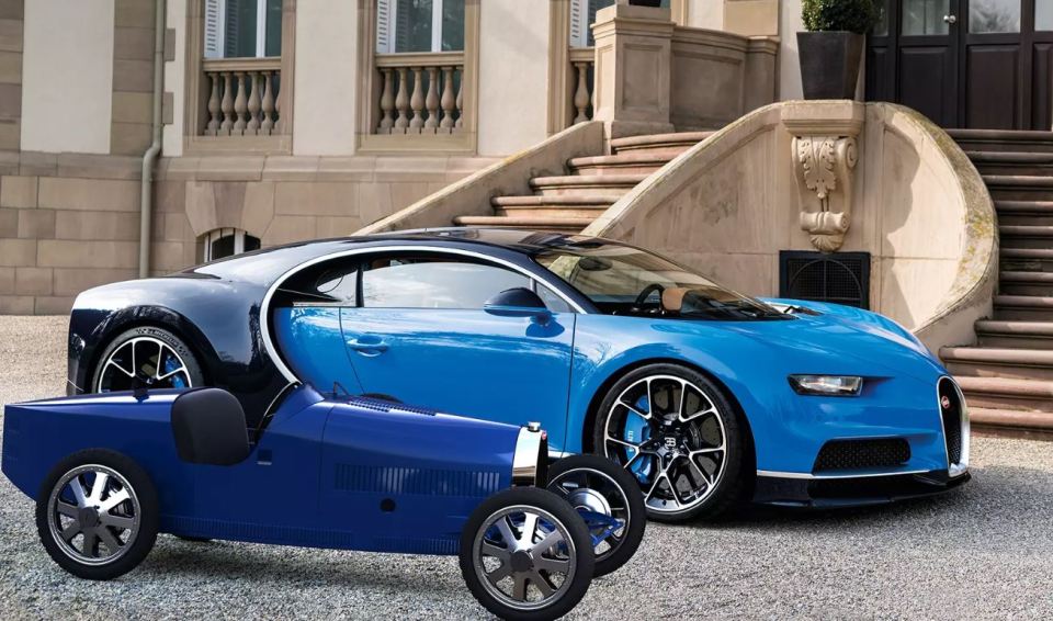  Bugatti has revealed a compact electric car for limited production