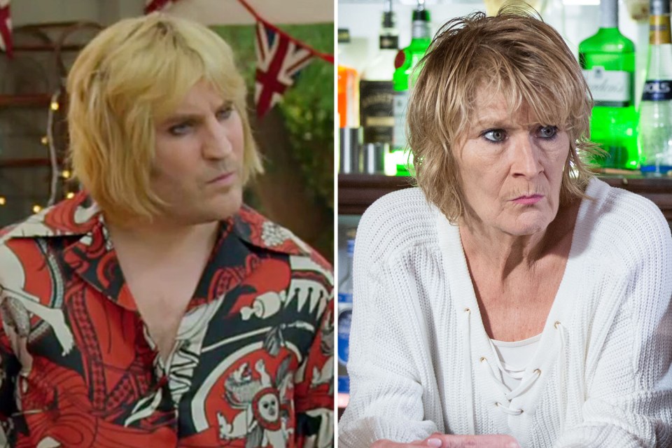  We put Noel Fielding and Shirley Carter side by side to see the resemblance