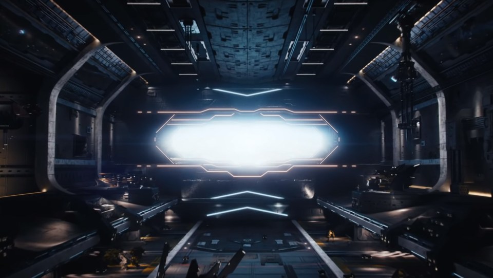  The very sci-fi bay door opening sequence hints at a wide-ranging announcement