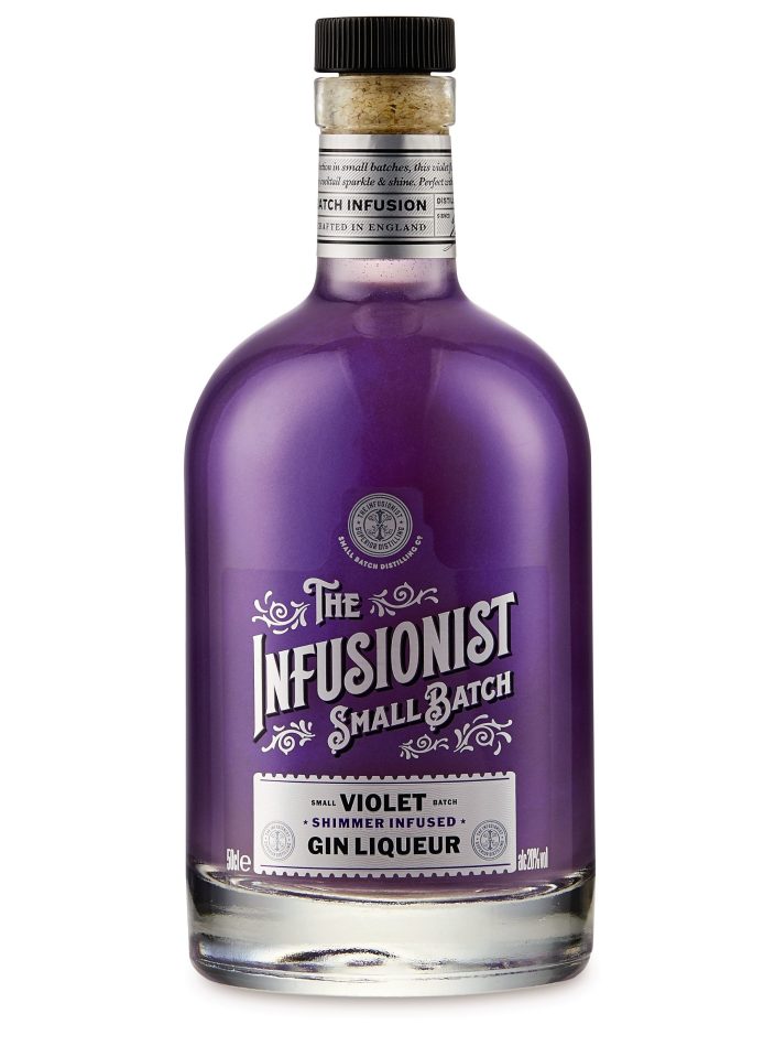  The purple gin tastes of parma violet sweets and costs £9.99