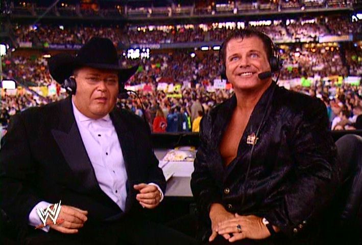  Jim Ross and Jerry 'The King' Lawler formed an iconic announce team during the Attitude Era