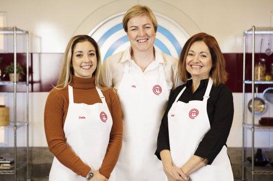  The MasterChef finalists - Delia, Jilly and Irini