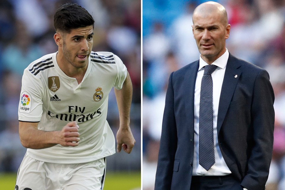  Zinedine Zidane is no interested in selling Marco Asensio this summer