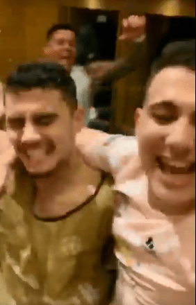  Dalot widly celebrated with Andreas Pereira