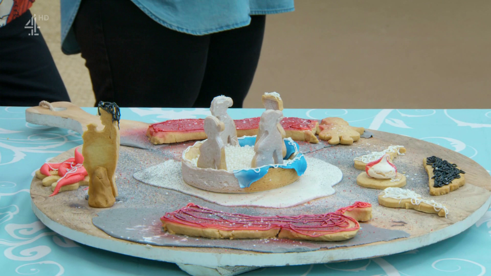  The 'childbirth' cake looked bizarre - but it won the show