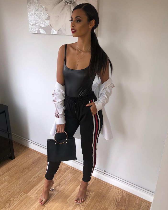  The stunner looks every inch the Love Island star pictured on her Instagram in glamorous outfits