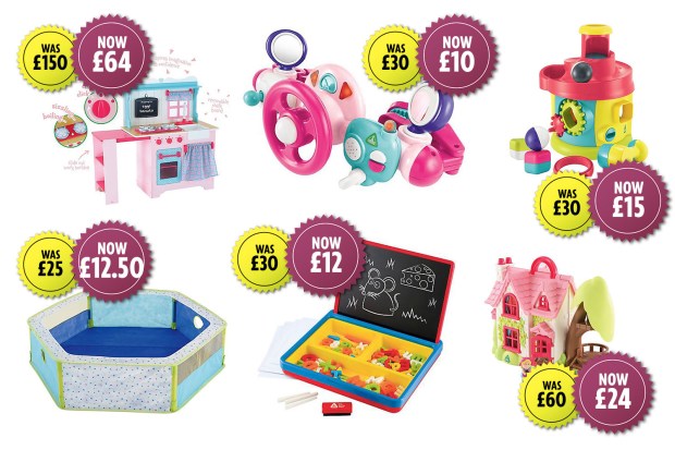 Mothercare has a huge toy sale on