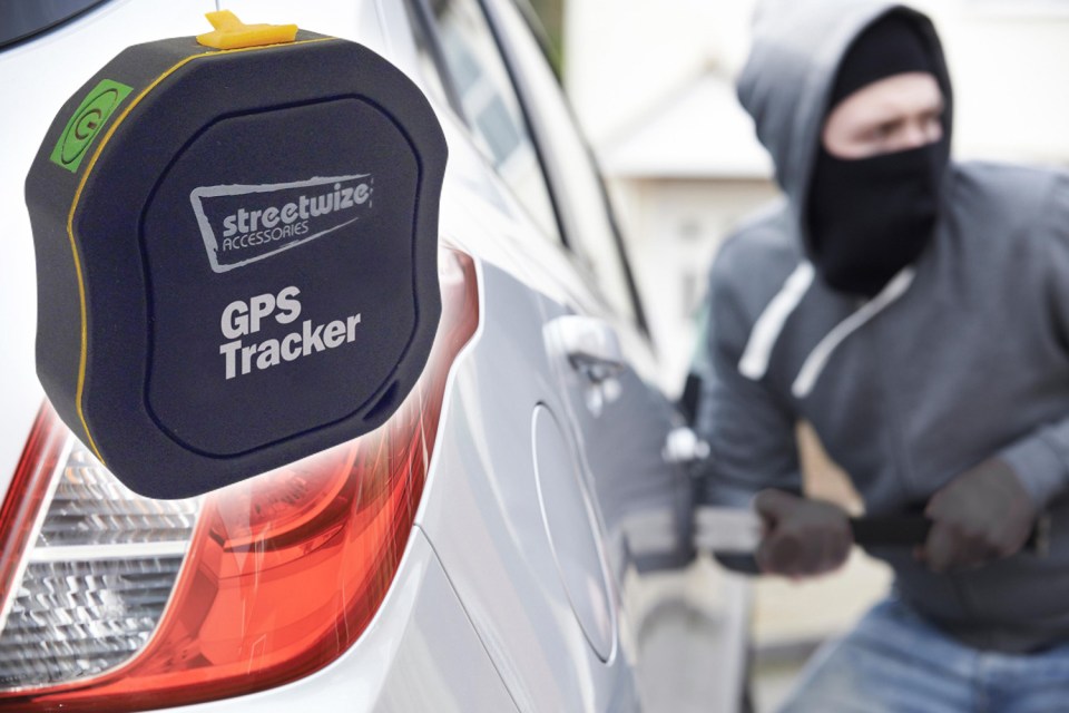  The easy-to-use tracker could help police recover your car if it's stolen