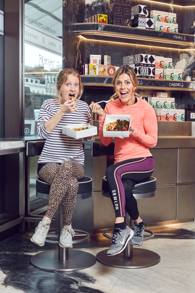  TV star Zoe Hardman, 36, joins Fabulous' Laura Bond for a healthy post-workout lunch as they chat about her parenting podcast