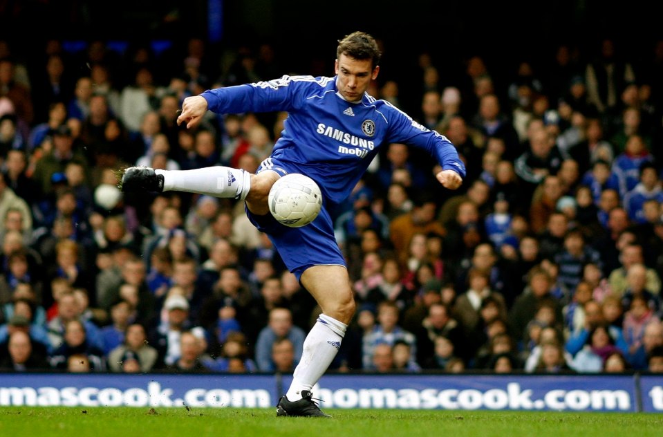  Ukrainian Shevchenko was a European Footballer of the Year before he joined Blues