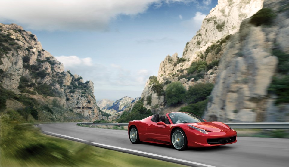  The Ferrari 458 Spider costs around £170k