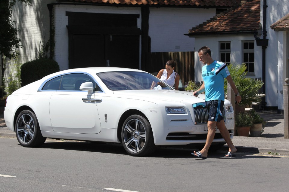  In 2014 Terry showed off his £250k Rolls-Royce Wraith