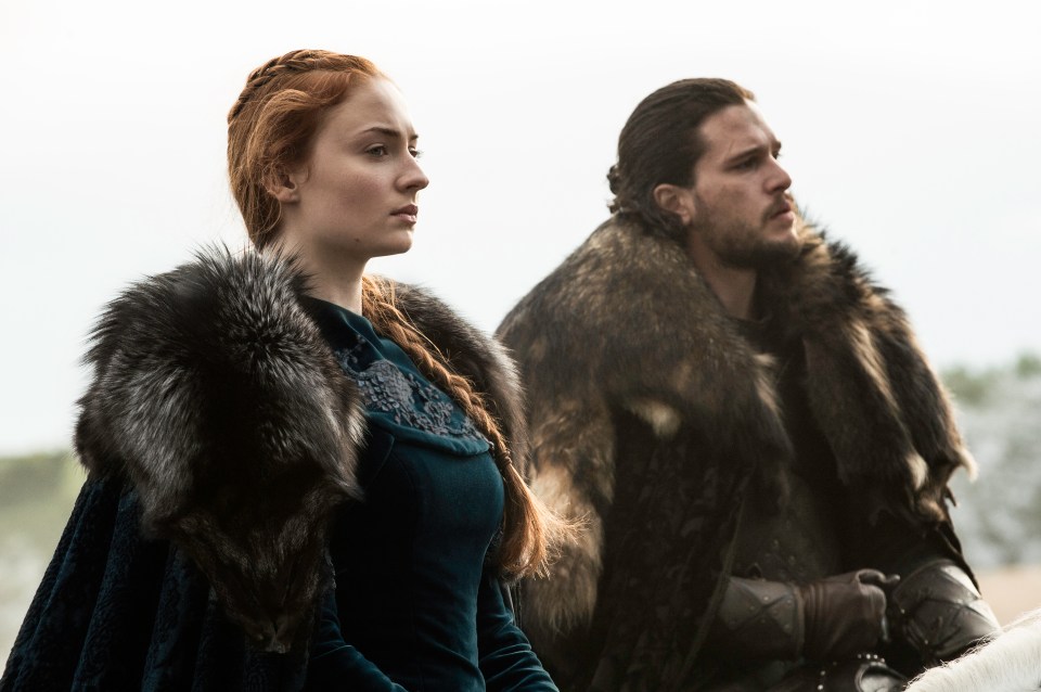  The pair plays cousins Sansa Stark and Jon Snow in Game Of Thrones