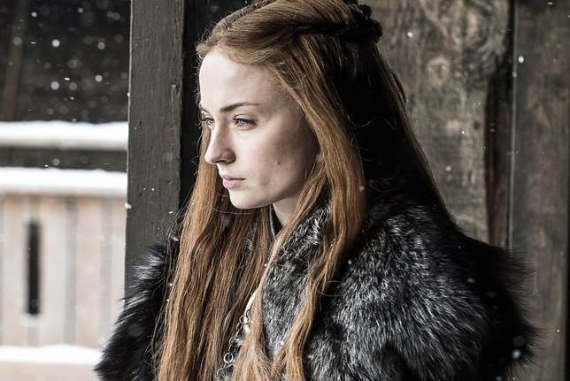  Actress Sophie Turner plays Sansa Stark in Game Of Thrones