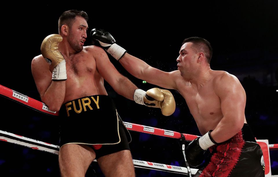  Joseph Parker beat Hughie Fury after Andy Ruiz missed out on fighting the Brit