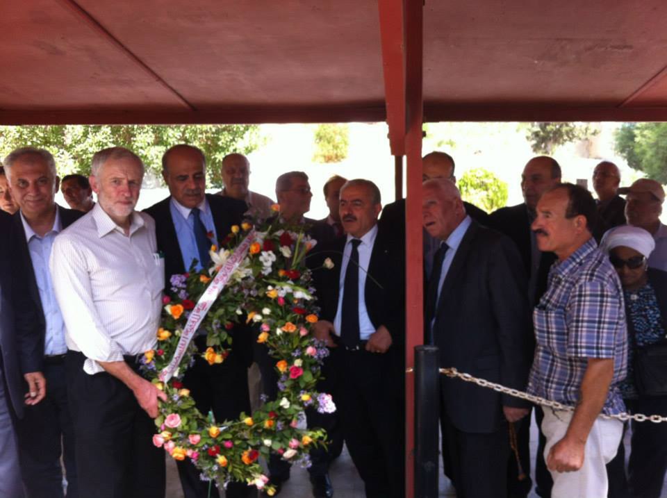  Jeremy Corbyn lays a wreath for the Palestinian terrorists responsible for the 1972 Munich Olympics massacre