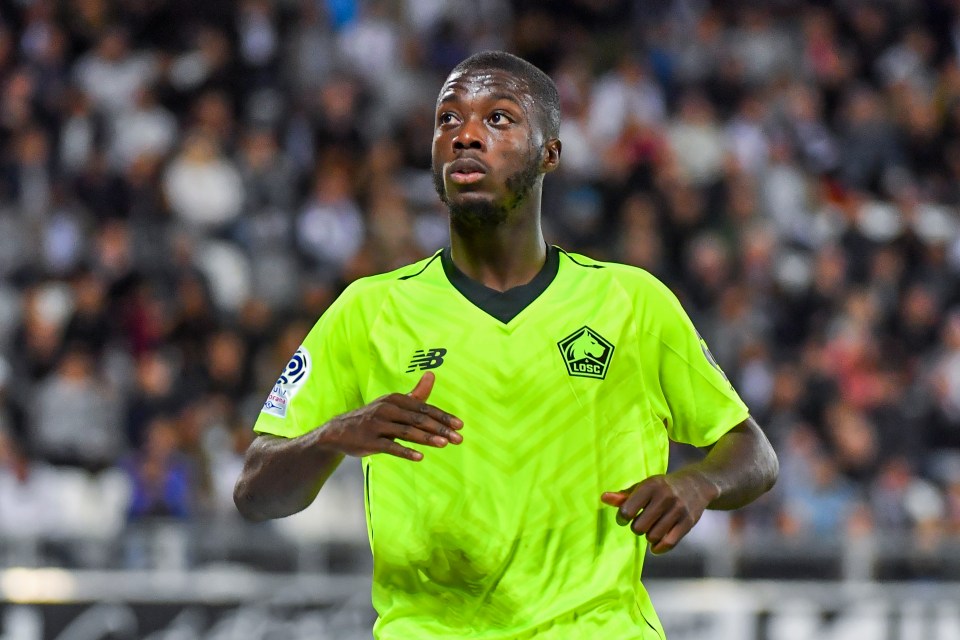  Nicolas Pepe will reveal his new club after Lille's crunch clash with Lyon on May 5