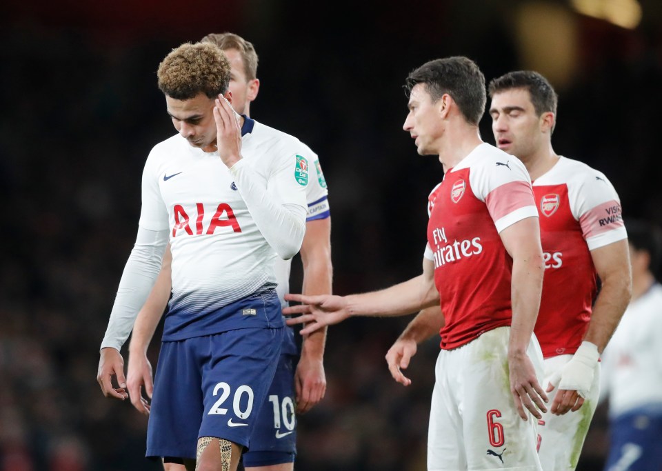  Arsenal and Tottenham are fierce North London rivals