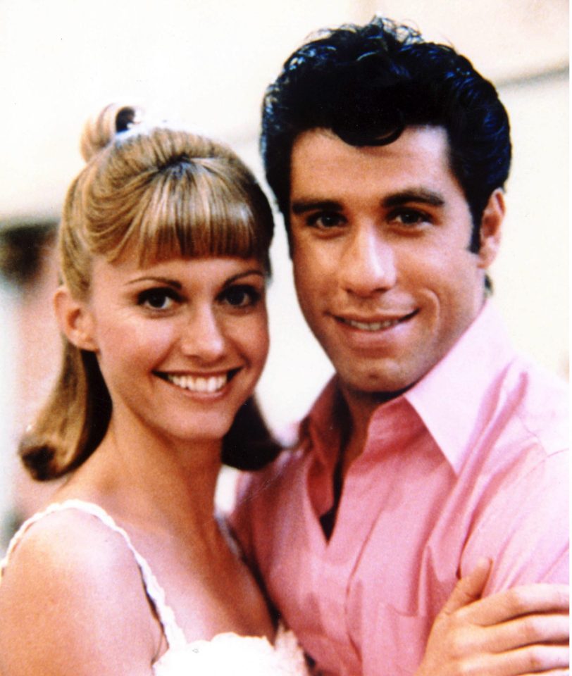  Olivia Newton John and John Travolta played unlikely lovers in the film