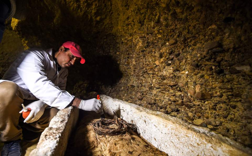  Experts are still excavating the tomb