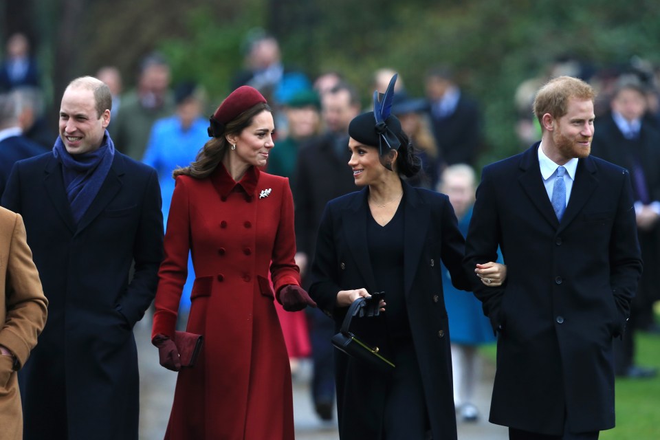 The two couples have been working out their issues over the Easter period before Meghan gives birth