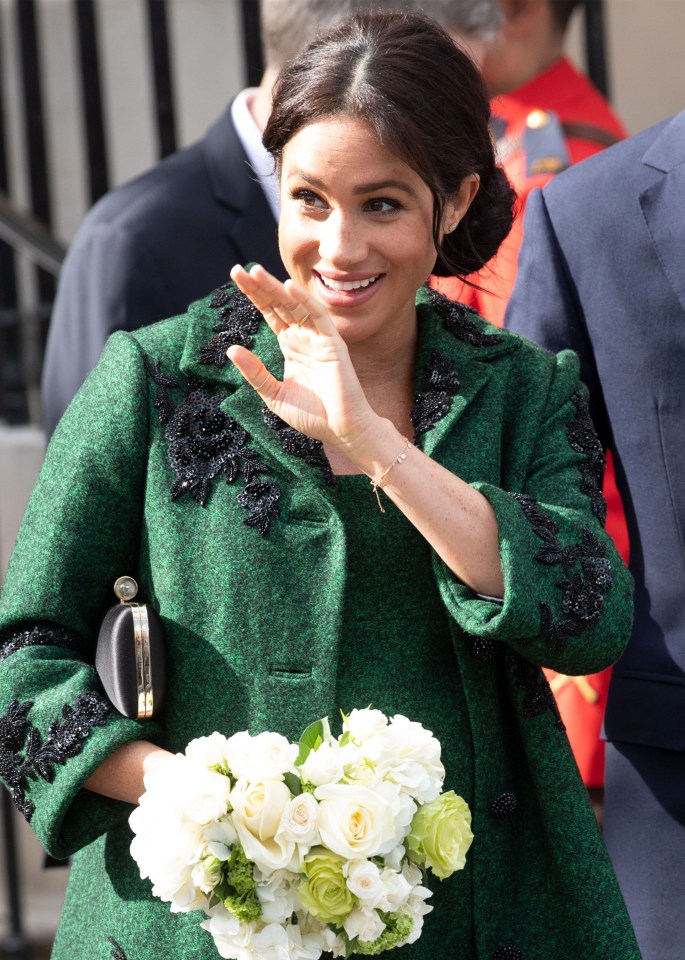  The New Age theme even runs its way into the royal couple's bling - with Meghan opting for many eco-minded pieces