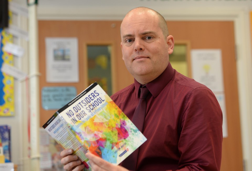  Teacher Andrew Moffat received a death threat warning him: ' You won't last long.'