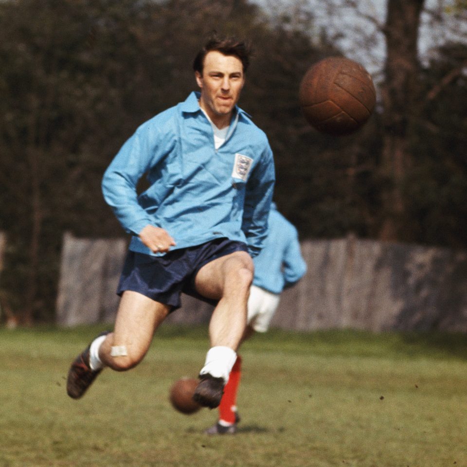  Greaves scored 44 goals in 57 matches for England - the fourth-highest total