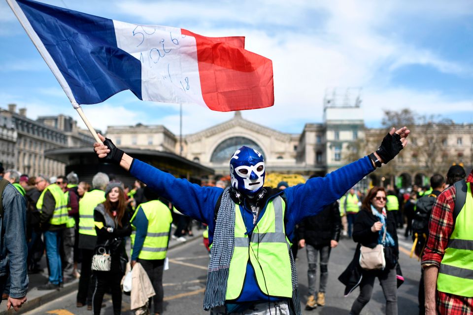  His diesel tax and carbon tax was the proximate cause for spawning the gilets jaunes movement, which is still bringing cities to a standstill every Saturday