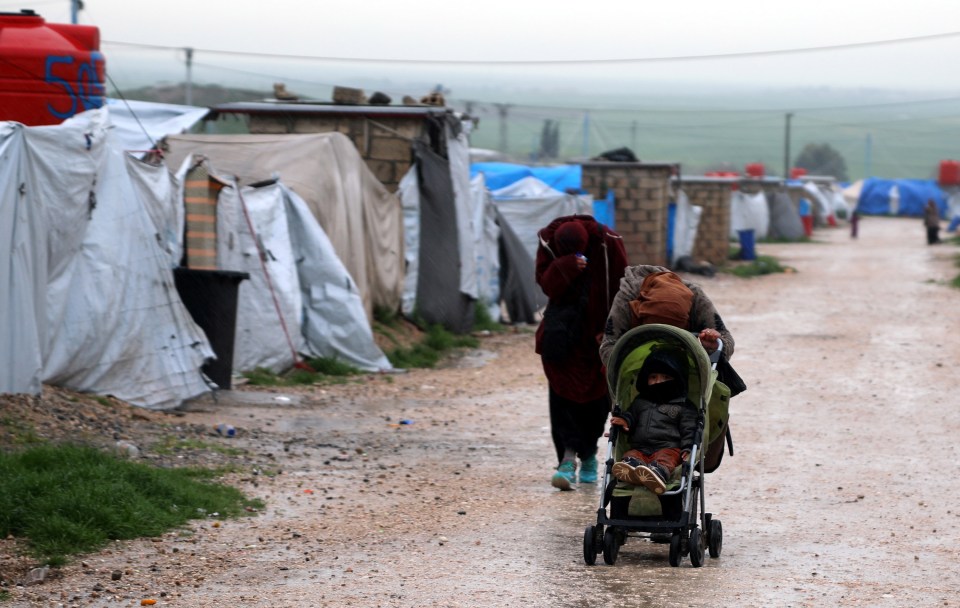  Al-Roj refugees camp in Hasakah, northeast of Syria is now home to the Brit