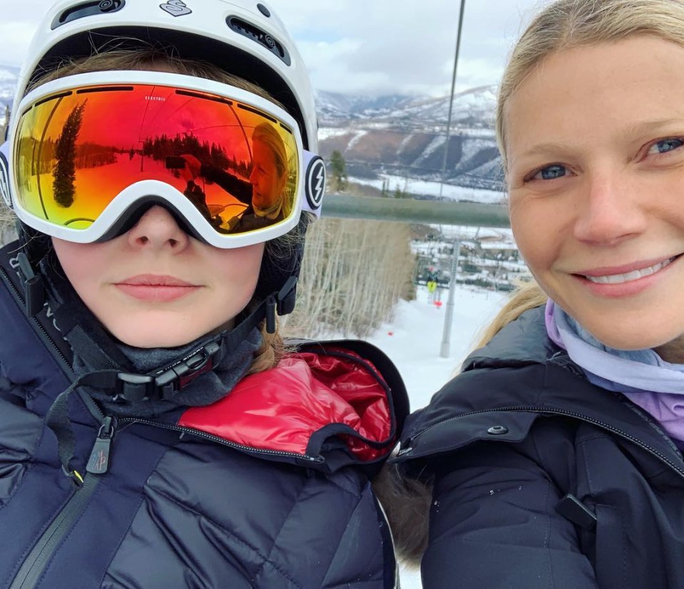  Gwyneth Paltrow was recently told off by her daughter for sharing their selfies online