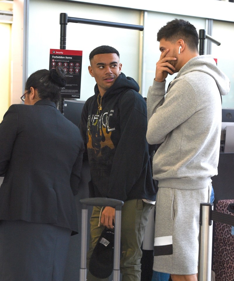 Wes Nelson and Jack Fowler nearly missed their flight to LA