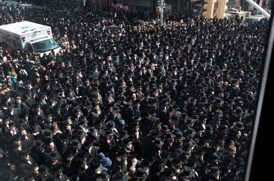  It was thought to be one of the biggest ever funerals in New York