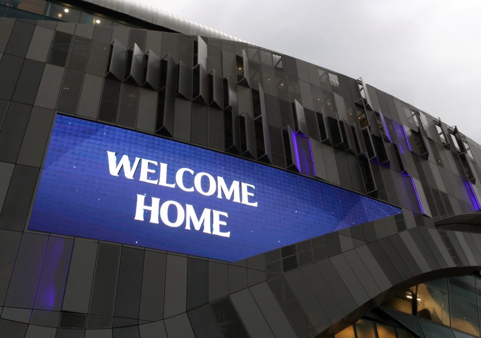  Tottenham played their last game at White Hart Lane 690 days ago but returned home  last night