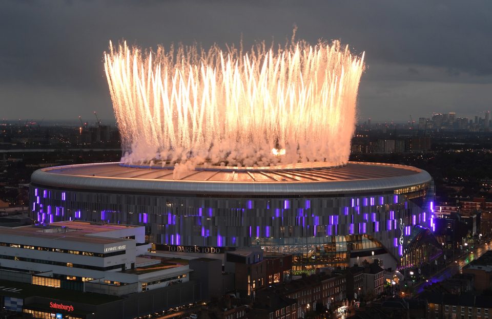  A dramatic firework display rounded off the show