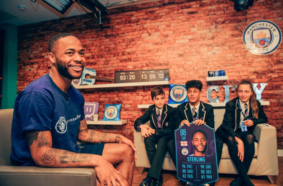  Raheem Sterling will send 550 children from his old school to watch Man City play against Brighton in the FA Cup semis