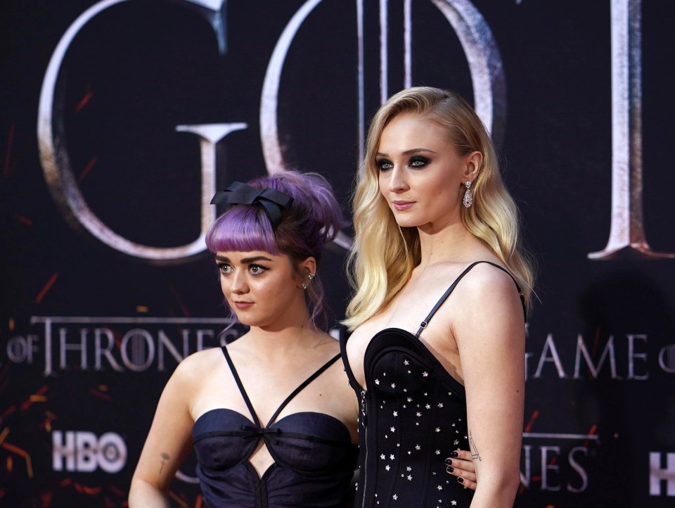  Sophie says she became good friends with co-star Maisie