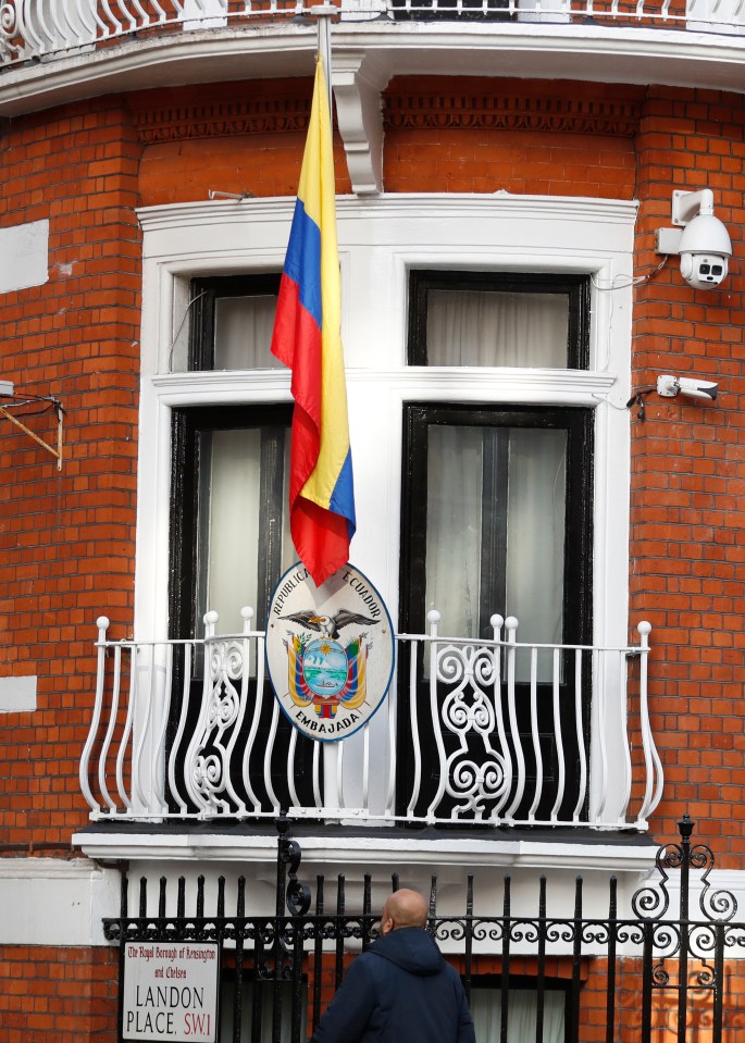  Assange has been holed up inside the Ecuadorian Embassy for seven years