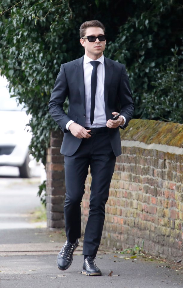  Towie star Joey Essex arrived to pay his respects