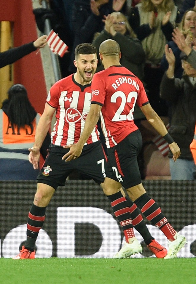  Shane Long opened the scoring with his second goal of the season