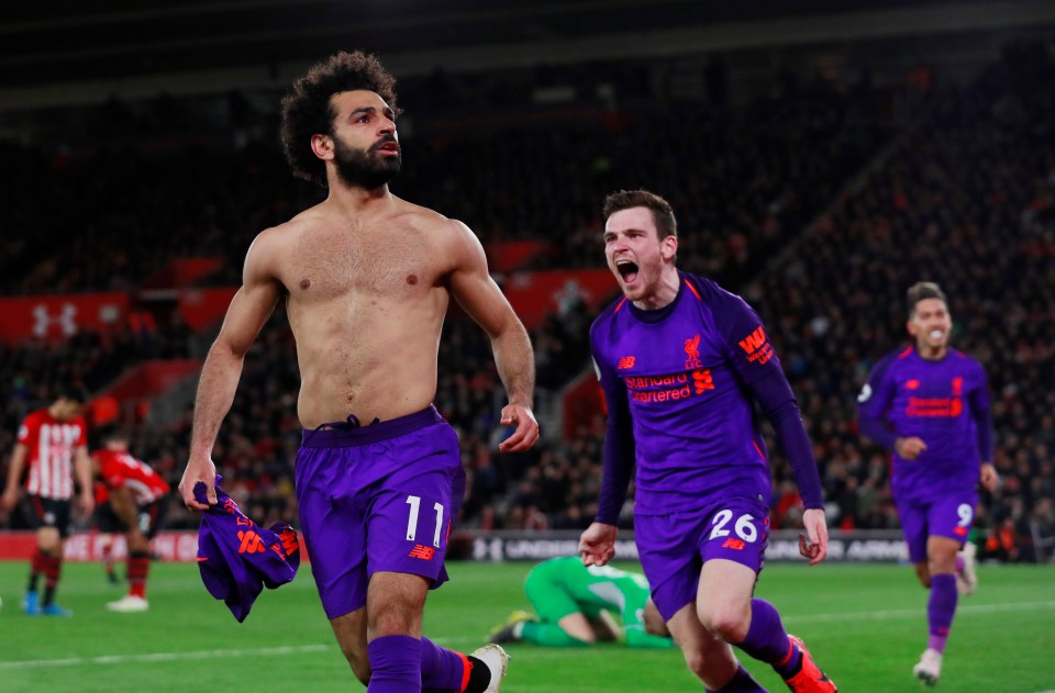  Mo Salah scored the winner for Liverpool