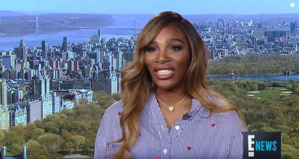  Serena Williams may have revealed the baby's sex in an interview on E!